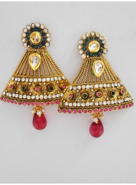 Polki Earrings